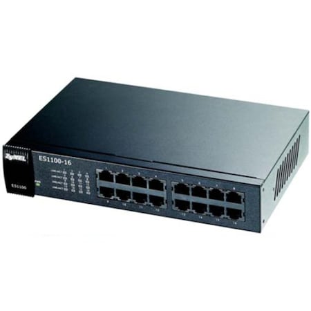 Zyxel 16-Port 10/100 Desktop Switch Fanless ES1100-16